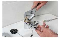 Repairing leaky faucet